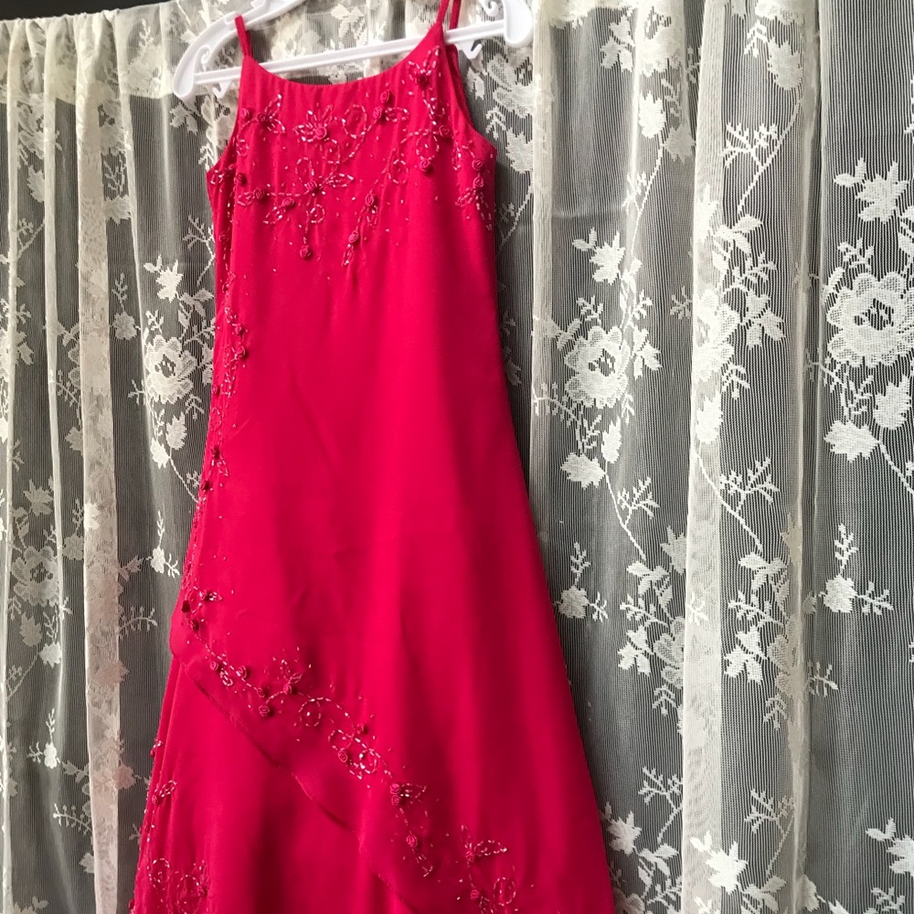 PRECIOUS ANGLE🌹PAGENT DRESS🌹PINK🌹BEADING🌹